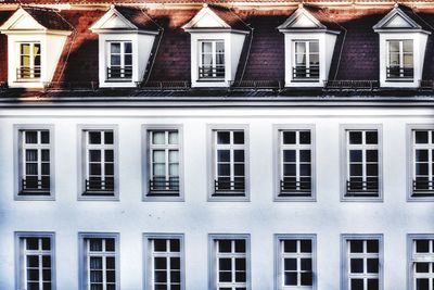 Full frame shot of residential building