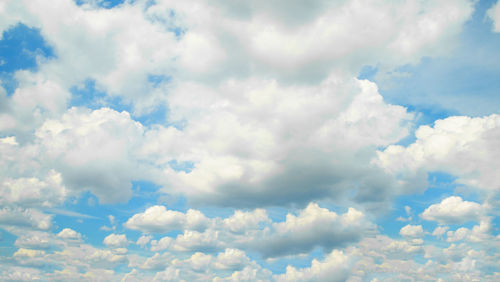 Full frame shot of cloudscape