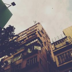 Low angle view of building against sky