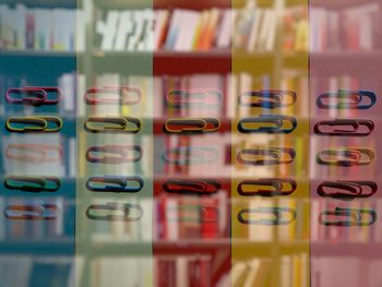 Full frame shot of multi colored pencils