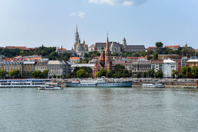 Budapest and danube river
