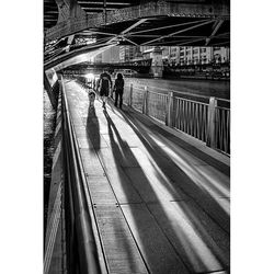 Train on railroad station platform