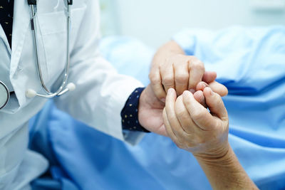 Close-up of human hands