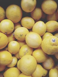 Full frame shot of oranges in market