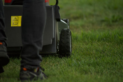 Low section of soldiers standing on field