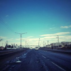 View of road against sky