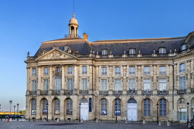 Buildings on place de la bourse is one of the city's most recognisable sights, bordeaux, france