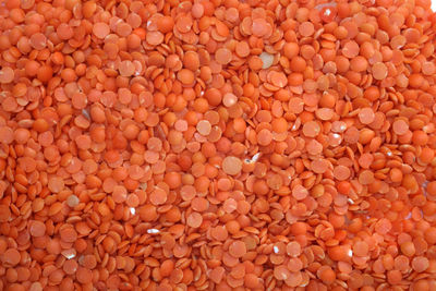 Full frame shot of lentils