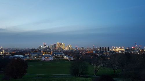 Cityscape against sky