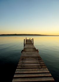 Pier leading to sea