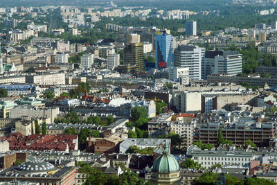 Aerial view of cityscape