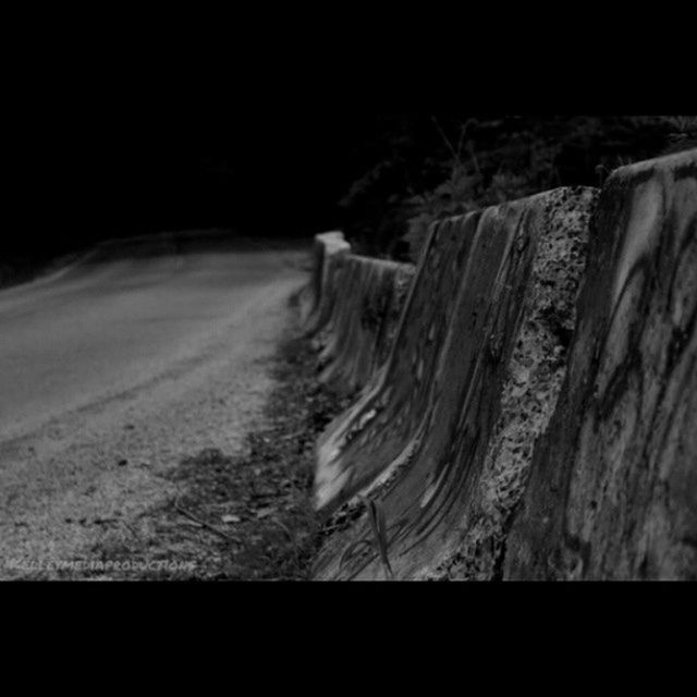 night, road, nature, outdoors, surface level, no people, dark, sunlight, the way forward, copy space, street, selective focus, close-up, shadow, tranquility, tranquil scene, clear sky, empty, landscape