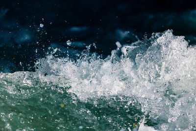 Close-up of splashing water