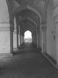 Corridor of historic building