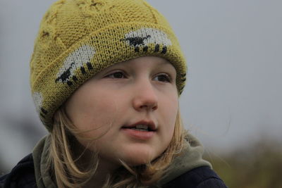 Close-up of young woman