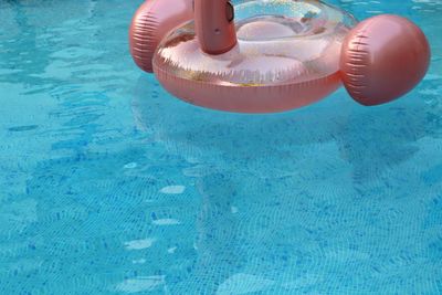 High angle view of swimming pool