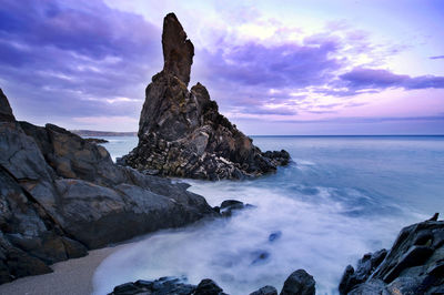 Dramatic sky over sea