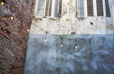 High angle view of buildings by swimming pool
