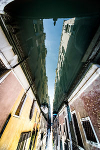 Low angle view of buildings against sky