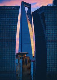 Low angle view of modern building