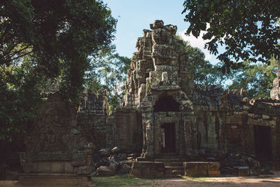 Old historical building in forest