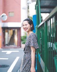 Portrait of a smiling young woman