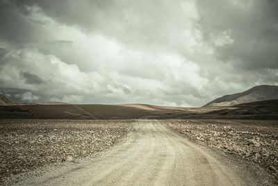 Road passing through landscape