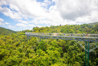 View of arch bridge against sky