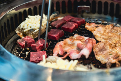 Close-up of food in plate