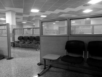 Interior of illuminated room