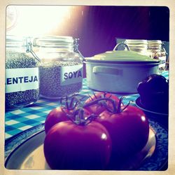 Close-up of food on table