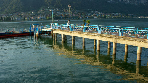 Pier over lake