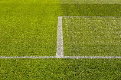 View of soccer field