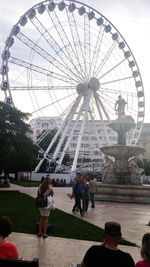 Ferris wheel at amusement park
