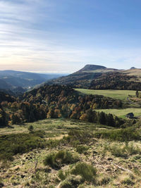 Scenic view of landscape against sky