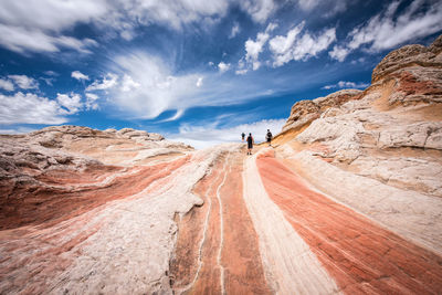 Scenic view of mountain against sky