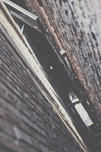 Full frame shot of old wooden plank