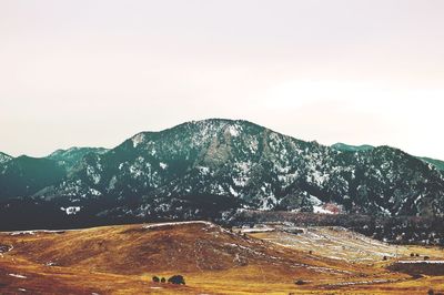 Scenic view of landscape against sky