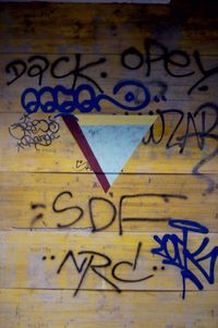 Full frame shot of text