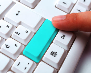 Close-up of computer keyboard