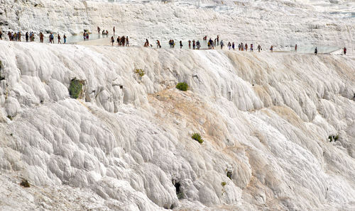 People at pamukkale