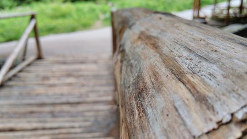 Close-up of wooden surface