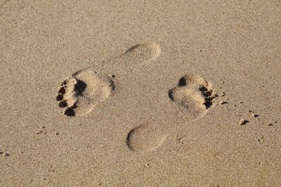 Full frame shot of sand at beach