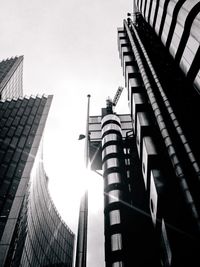 Low angle view of modern building
