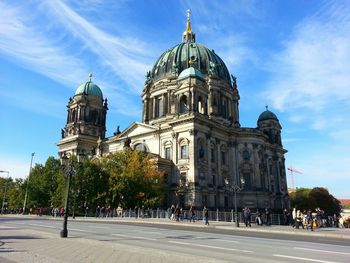 Church against blue sky