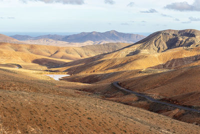 Landscape at viewpoint mirador astronomico de sicasumbre between pajara and la pared