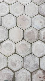 Full frame shot of tiled floor