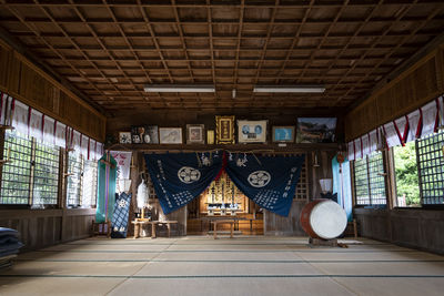 Interior of building