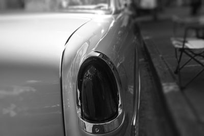 Close-up of vintage car