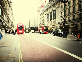 View of city street